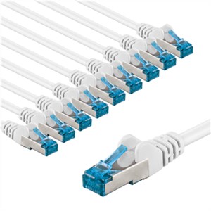 CAT 6A Patch Cable S/FTP (PiMF), 3 m, , Set of 10