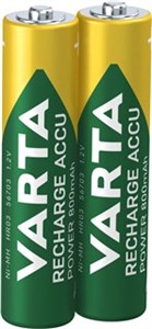 AAA (Micro)/HR03 (56703) Rechargeable - 800 mAh, 2 pièces dans blister