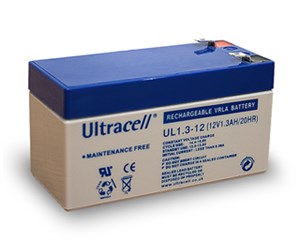 Lead acid battery 12 V, 1.3 Ah (UL1.3-12)
