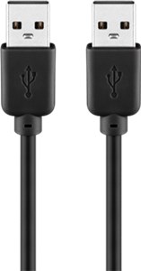 USB 2.0 Hi-Speed-Kabel 3 m, schwarz